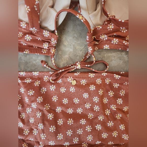 40D/XXL 🖤VS Swim Removable PushUp Bikini Top Side Tie Bikini Set - Picture 7 of 8